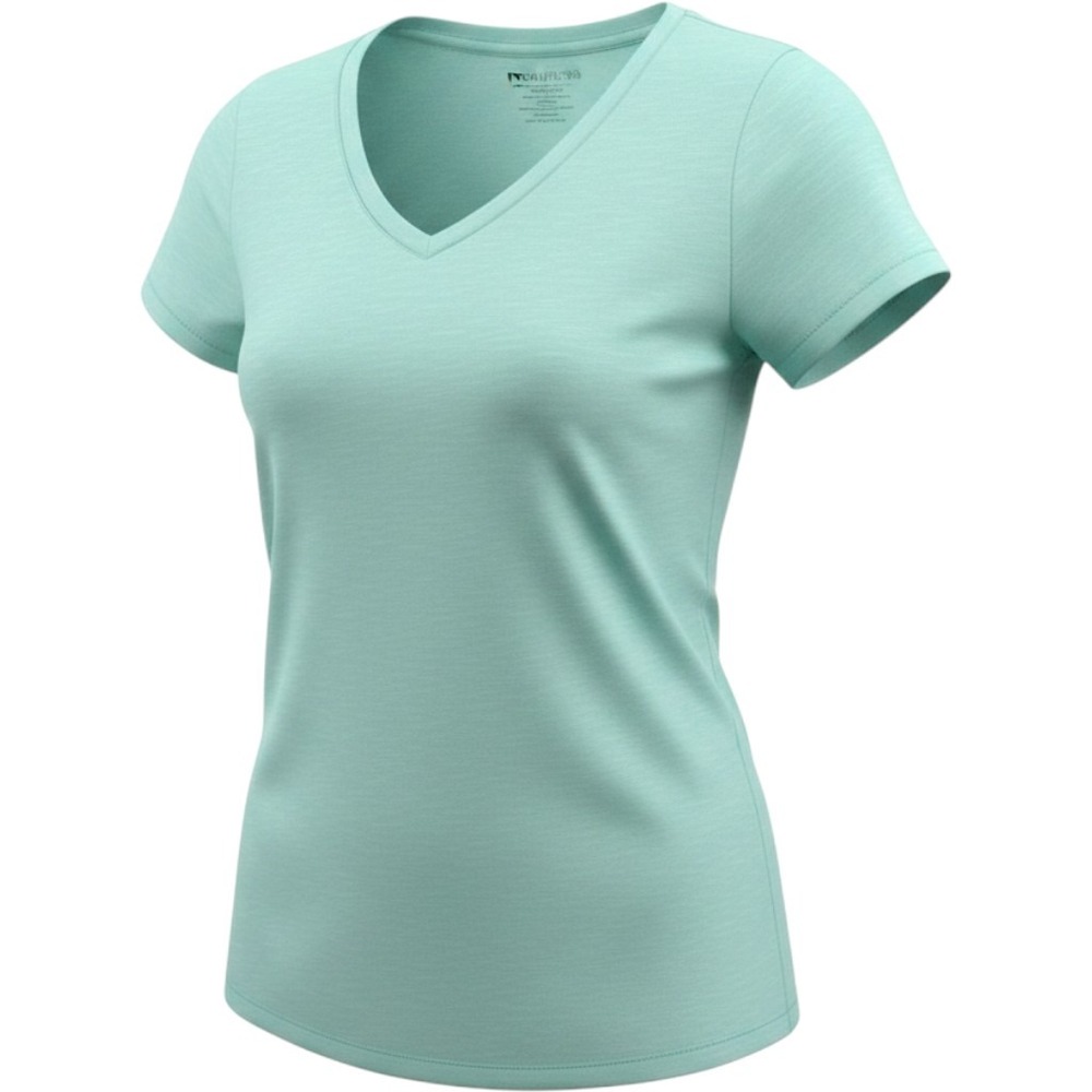 Maurice's Aqua Mint Green V‎ Neck Short Sleeve T Shirt Size 3 NWT